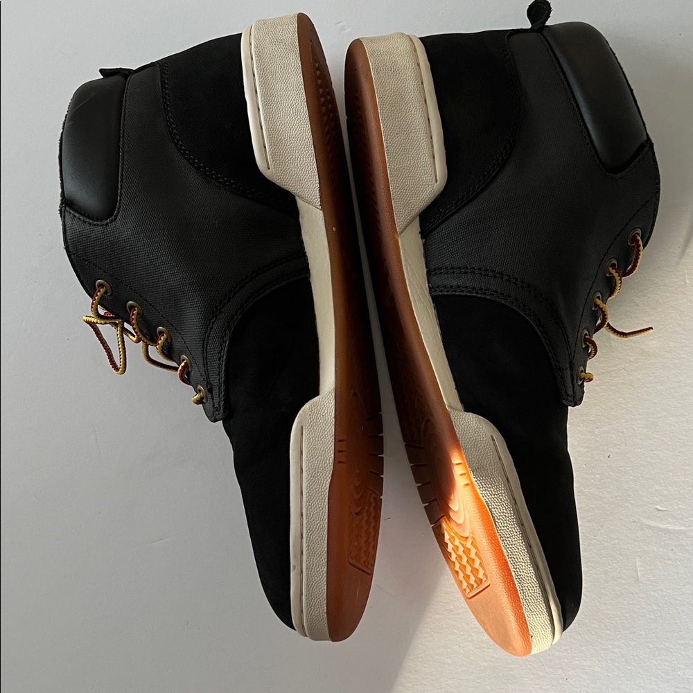 POLO Ralph Lauren Black Sneakers Men’s Sz 10.5 - Picture 2 of 12